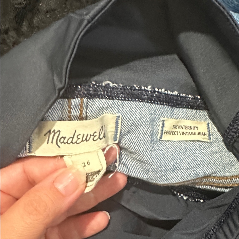 Madewell the perfect maternity vintage jeans size 26 - Picture 4 of 5